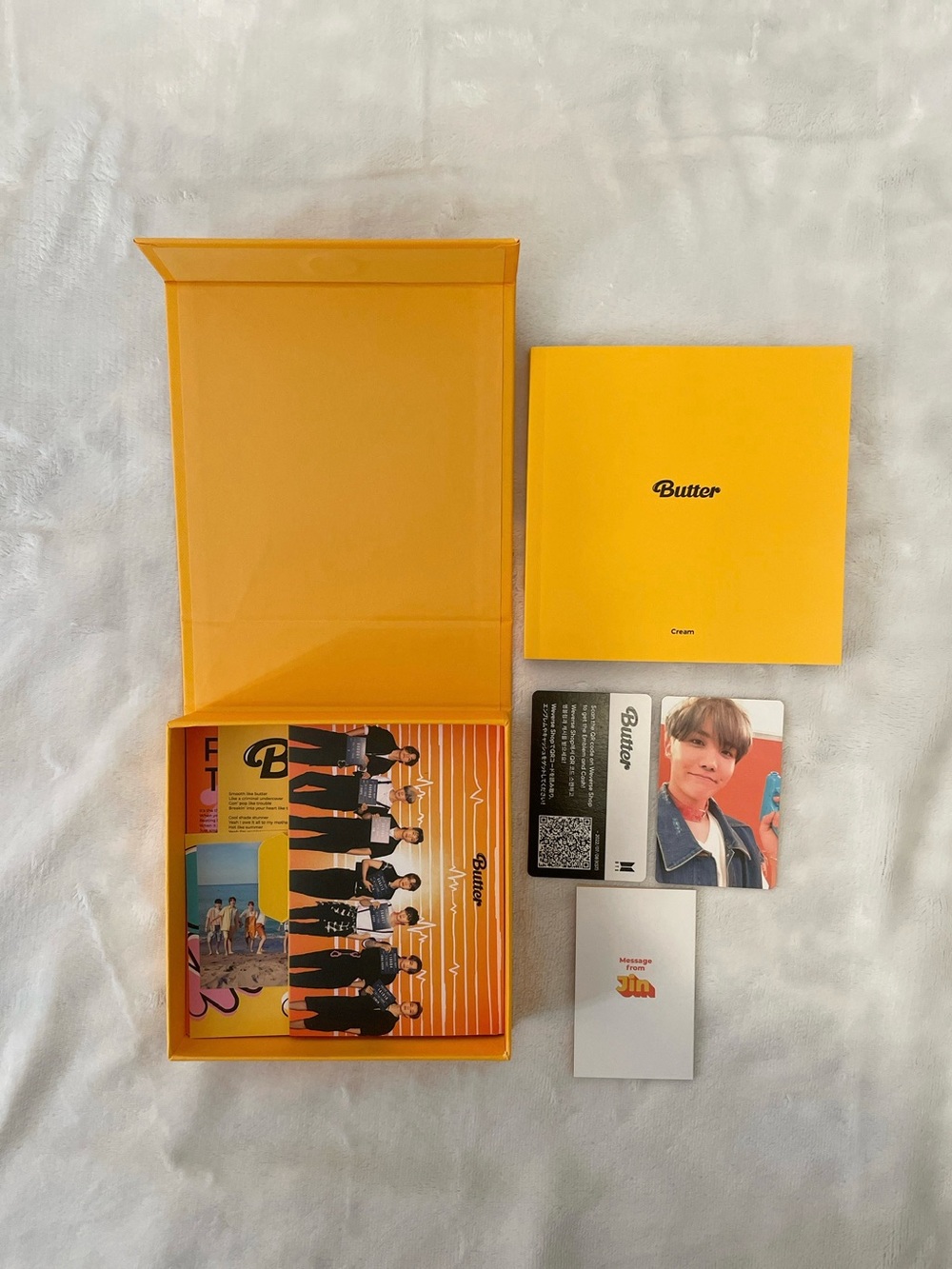 Official BTS Butter Albums (2 Versions) (OPENED)